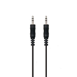 Câble Audio Jack (3,5 mm) Ewent Noir