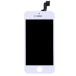 Wewoo Pour iPhone SE LCD + blanc Frame + Touch Pad Assemblage de numériseur pièce détachée 3 en 1