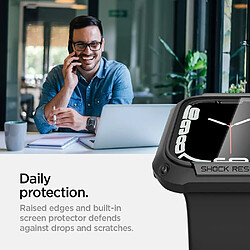 Acheter Spigen Sgp Spigen Tough Armor 360 Coque avec Protection Ecran Compatible avec Apple Watch 7 45mm - Noir