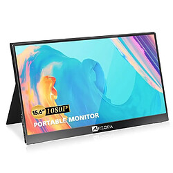 ARZOPA® Moniteur Portable 15,6" 1920*1080P Système de Jeux Vidéo Pour Switch Xbox Deuxième Affichage écran externe IPS USB Ecran PC - ARZOPA®1080P IPS Ecran PC 15,6" FHD HDMI-Type-C pour, Xbox, PS4, etc, avec étui de Protection (16.1*1080P)