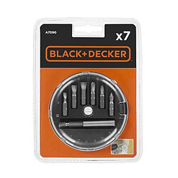 Ensemble de pointes Black & Decker a7090-xj 7 Pièces Plate pH