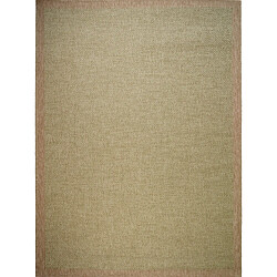 Thedecofactory JUTA FLAT RECNAT - Tapis effet jute naturel vert 160x230 