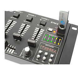 SkyTec STM-3020B Table de mixage 6 canaux avec USB/MP3 - Noire STM-3020B_172-976-SE