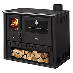 Interstoves Cuisinière à bois GT FI S DR | sortie côté droit - Acier 