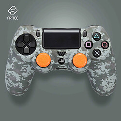 Blade Couverture en silicone pour contrôleur et poignées Sony Dualshock - Camouflage - Pixel Noir - PS4