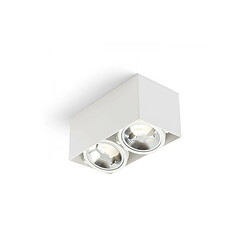 RENDL Plafonnier James 2x15W LED Blanc