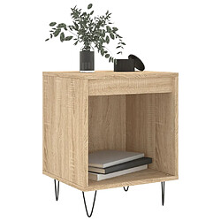 Avis Maison Chic Lot de 2 Tables de chevet - Tables de Nuit chêne sonoma 40x35x50 cm bois ingénierie