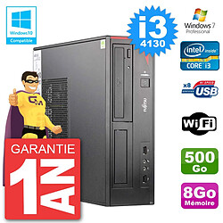 PC Fujitsu Esprimo E520 DT i3-4130 RAM 8Go Disque Dur 500Go Graveur DVD Wifi W7 - Occasion