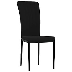 Avis Maison Chic Lot de 2 Chaises à manger,Chaise pour cuisine,Solide Structure Noir Velours -MN76186