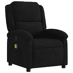 Avis Maison Chic Fauteuil de massage inclinable,Fauteuil luxe de relaxation noir velours -MN52807