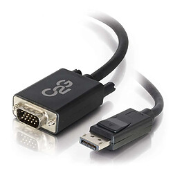 Cables To Go C2G 84333 câble vidéo et adaptateur 1 m DisplayPort VGA (D-Sub) Noir