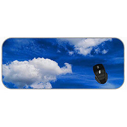 Universal (750x300x3) xxl Cloud de coussinets de souris professionnelle, nuages blancs, coussinets de souris Blue Sky pour ordinateurs