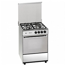 Totalcadeau Cuisinière à gaz butane avec four 60 cm 49 L Acier - 3 Cuisinières et Four au gaz pas cher Cuisinière à gaz butane avec four 60 cm 49 L Acier - 3 Cuisinières et Four au gaz