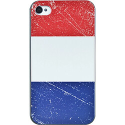 Blueway Coque rigide drapeau France Made in France pour iPhone 4/4S 