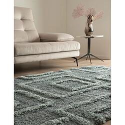 Avis Hadorn Tapis shaggy 185x125 Bleu Thun Artem