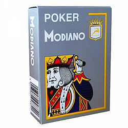 Modiano ""CRISTALLO"" - Jeu de 55 cartes 100% plastique - format poker - 4 index jumbo