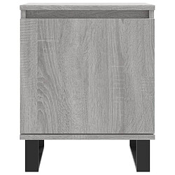 Acheter vidaXL Table de chevet sonoma gris 40x30x50 cm bois d'ingénierie