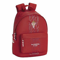 Uknow Sacoche pour Portable Real Sporting de Gijón 14,1'' Rouge 