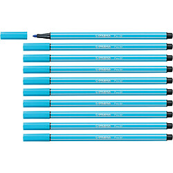 STABILO Stylo feutre Pen 68, bleu azur () 