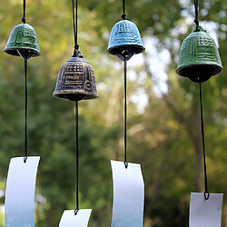 Acheter 2 Pcs Vent Cloche Carillon Japonais Furin à La Main Artefact Style Japonais Artisanat Art Travail