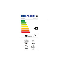 Lave-vaisselle 60cm 14 couverts 46db tout intégrable - WRIC3C26P - WHIRLPOOL