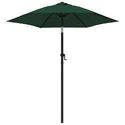 vidaXL Parasol Vert 200x224 cm Aluminium