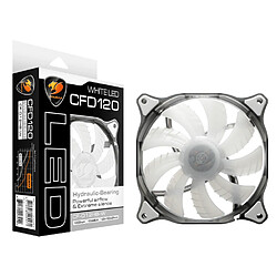 Cougar Ventilateur LED - D12HB-W, LED blanches- 120mm