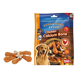 NOBBY Snack poulet os calcium pour chien 375g 