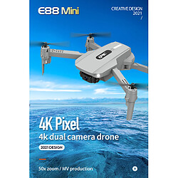 Universal E88 mini drone caméra 4K HD transmission en temps réel wifi FPV mini hélicoptère pliable 4 axes jouet garçon comparaison E525 | RC Helicopter 