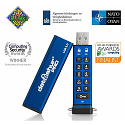 Avis iStorage IS-FL-DA3-256-64 64 Go 256 bits datAshur Pro USB 3.0 Clé USB cryptée