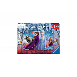 Puzzles 2 x 12 pièces Ravensburger Voyage vers l inconnu Disney Frozen La Reine des Neiges 2