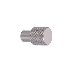 Bouton pour meuble SIRO Aluminium - 16 mm - Inox mat