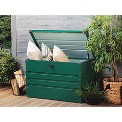 Beliani Coffre 100 x 62 cm Vert foncé CEBROSA