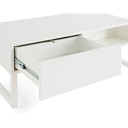 Avis Bestmobilier Sofia - table basse - blanc mat - 110 cm