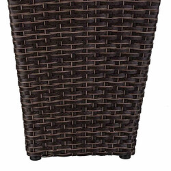 Acheter Cache-pot Alexandra House Living Marron Fer Rotin Plastique 28 x 40 x 28 cm