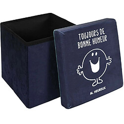 Acheter Pouf coffre pliable pour enfants Monsieur Madame Monsieur heureux.