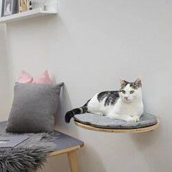 Kerbl Lit pour chats mural Tofana 35 x 50 cm Gris 81543