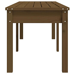 Maison Chic Banc de jardin à 2 places | Banquette de jardin | Chaise Relax marron miel 159,5x44x45cm bois de pin -MN99788 pas cher