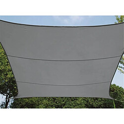 Perel Voile Solaire Perméable - Carré - 5 X 5 M - Couleur: Anthracite 