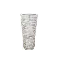 Vase de sol Alexandra House Living Blanc Céramique 30 x 70 x 30 cm