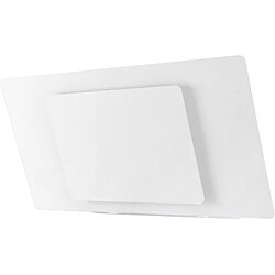 Hotte décorative inclinée 90cm 736m3/h verre blanc - ahw981wh - AIRLUX