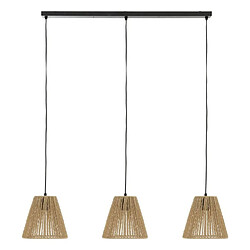 But Suspension 3 lumières L. 65 cm GIADA Beige