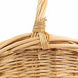 Panier à bois Alexandra House Living osier Bois de saule 46 x 42 x 65 cm pas cher