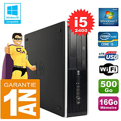 PC HP Compaq 8300 SFF Core I5-2400 Ram 16Go Disque 500 Go Graveur DVD Wifi W7 · Occasion 