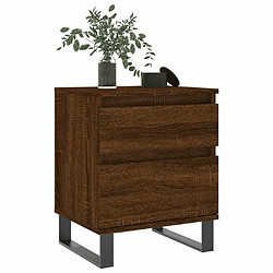 Avis Maison Chic Lot de 2 Tables de chevet - Tables de Nuit chêne marron 40x35x50 cm bois ingénierie