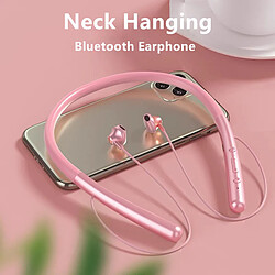 Universal Écouteurs sans fil Bluetooth Casque Cravate Casque Suspension Cou Exécution Mouvement Bouchons d'oreille Étanche Élimination du bruit Écouteurs