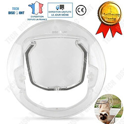 TD chatiere pour chat porte pour animaux de compagnie chien moyen petit silencieux transparente taille S interieur domestique E34980