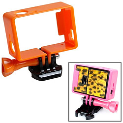 Wewoo Cadre de protection Orange pour GoPro HERO4 / 3 + / 3, HR191 haute qualité trépied berceau de montage 