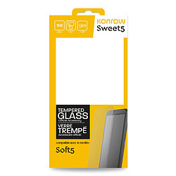 Verre Trempé Pour Konrow Sweet 5 (Compatible Soft5 - 9H, 0.33mm) 