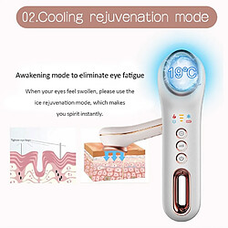 Universal Dingwang chauffe froid et chaud masseur d'yeux bâton de massage vibratoire baguette électrique pour les cernes et les yeux gonflés pour revivre la fatigue. 124 ; Appareils de beauté domestique pas cher